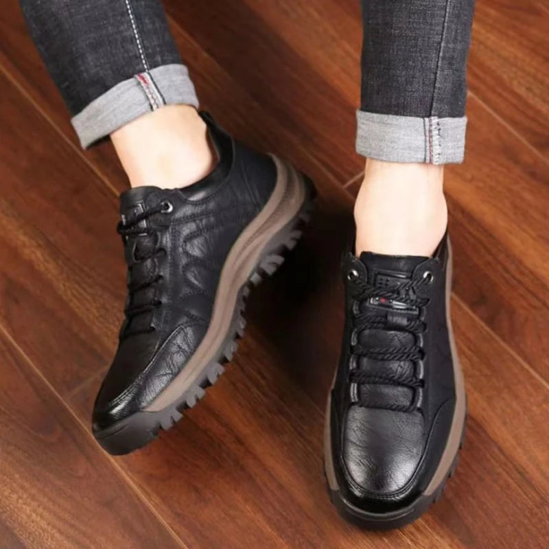 Comfortable Street Trendy Running fashion men's shoes  Non-Slip Outdoor Lace casual hiking sports shoes Large size mens sneakers