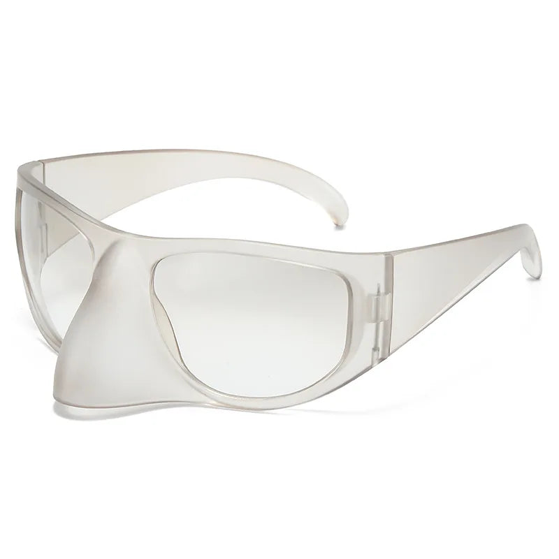 Y2K Luxury Brand Designer Oversized Bird Nose Masked Sunglasses Women For Men 2023 Trend Sun Glasses Vintage Fashion Goggles