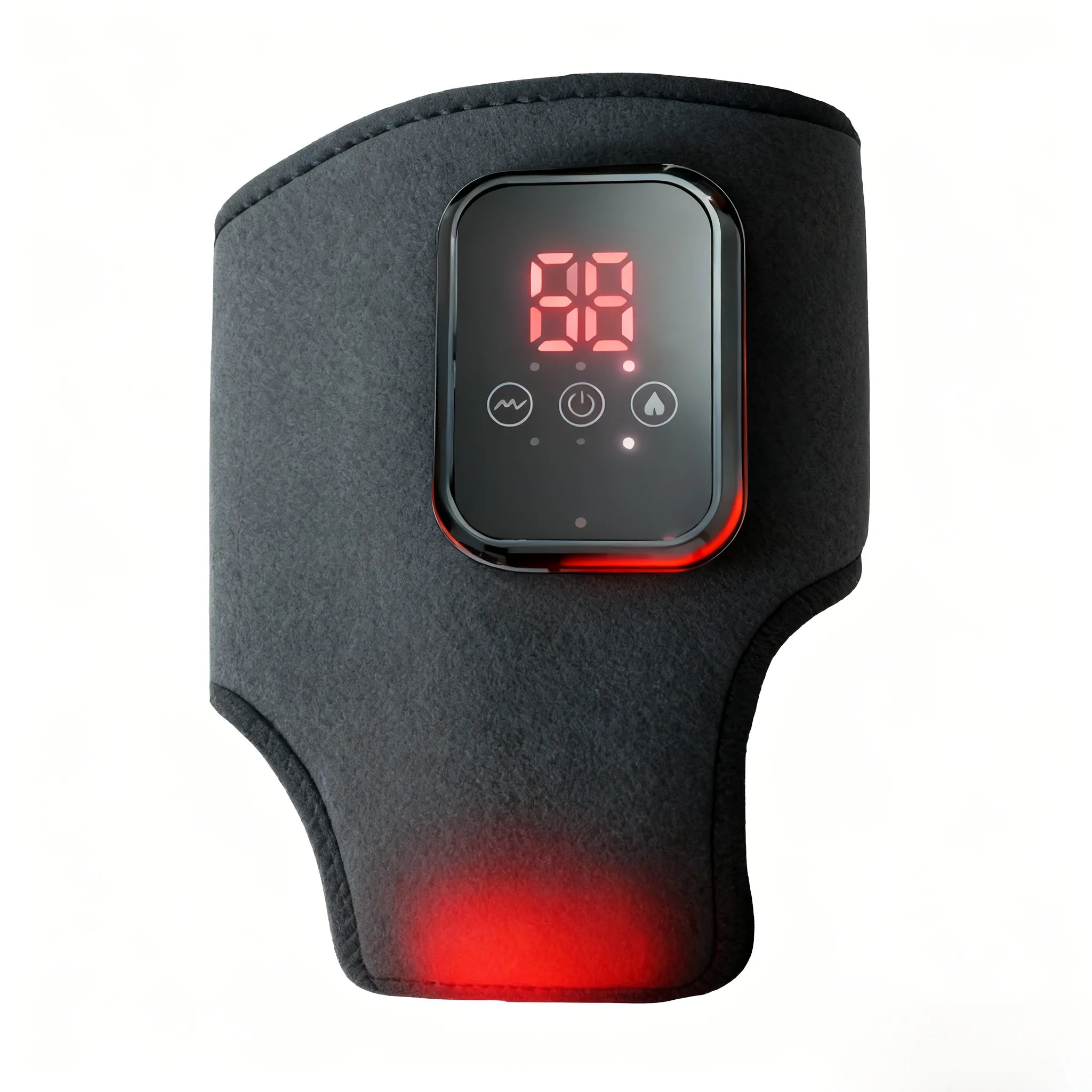 Electric foot-warming massager for ankle therapy, with charging function, heating and vibration features, for foot massage.