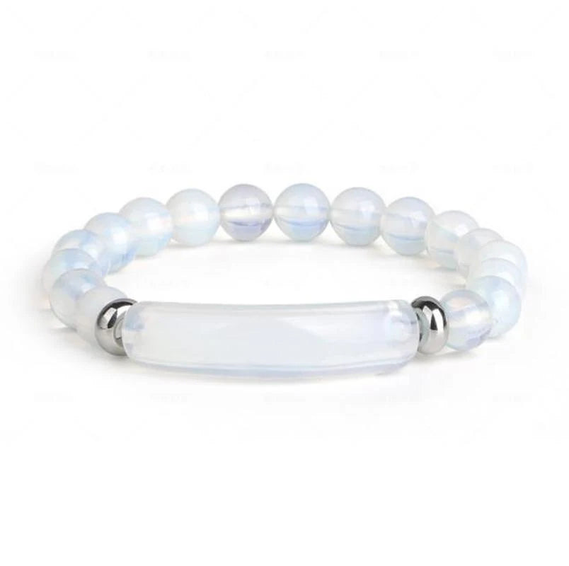 Bridge bracelet Natural Stone Crystal Druzy Rose Quartz Amethyst Gemstone Beaded Beads Bracelet for Women Girls Jewelry Gifts