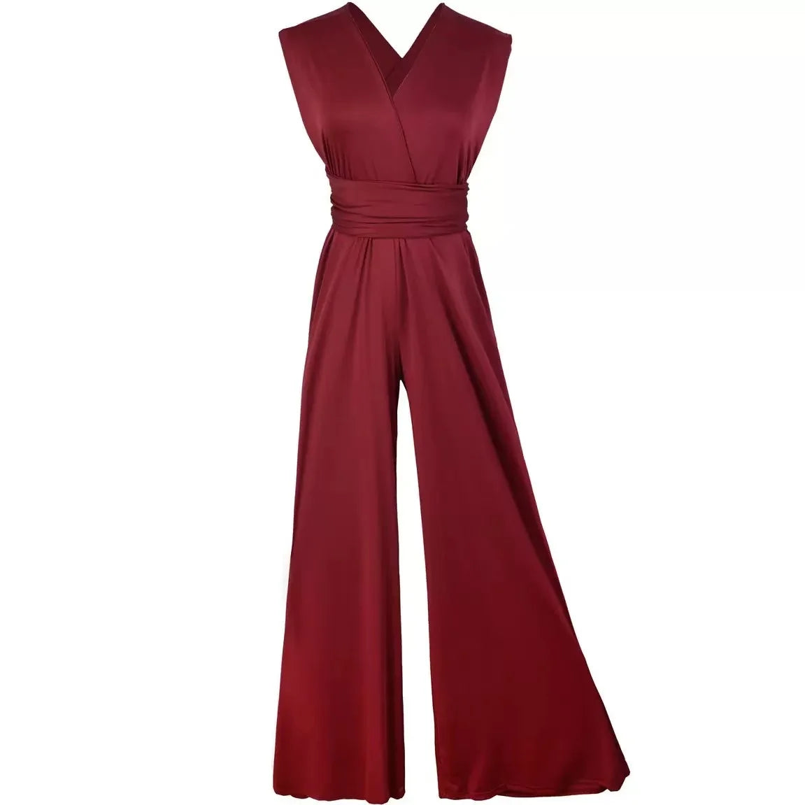 Multiway Convertible Jumpsuit Formal Multi Wrap Wedding Dress Cocktail Floor Jumpsuits Navy Blue Bridesmaid Infinity Jumpsuit