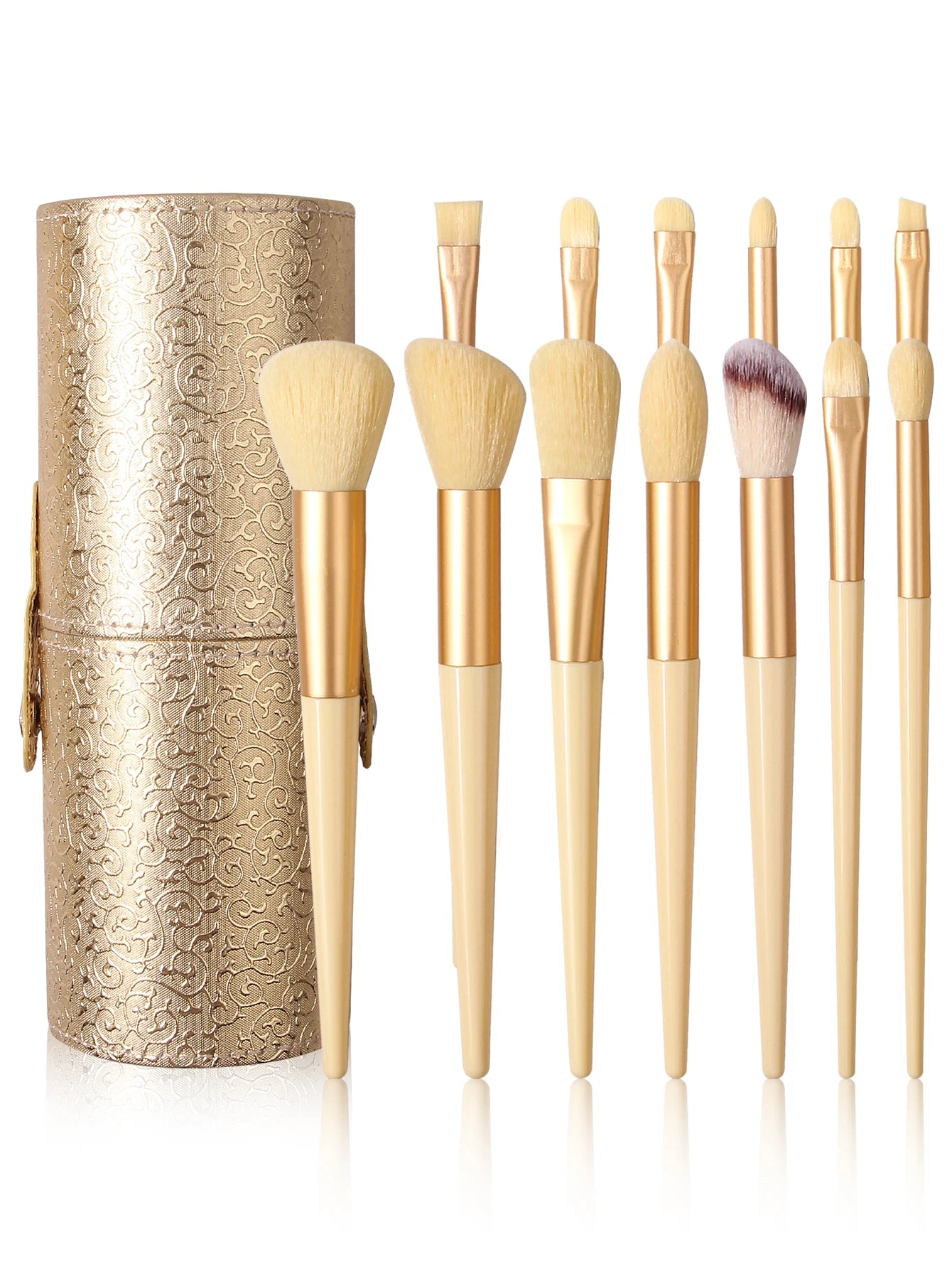 6/13/14/20PCS High-quality makeup brush set, multi-functional facial brush set & soft powder puff set & portable storage bucket