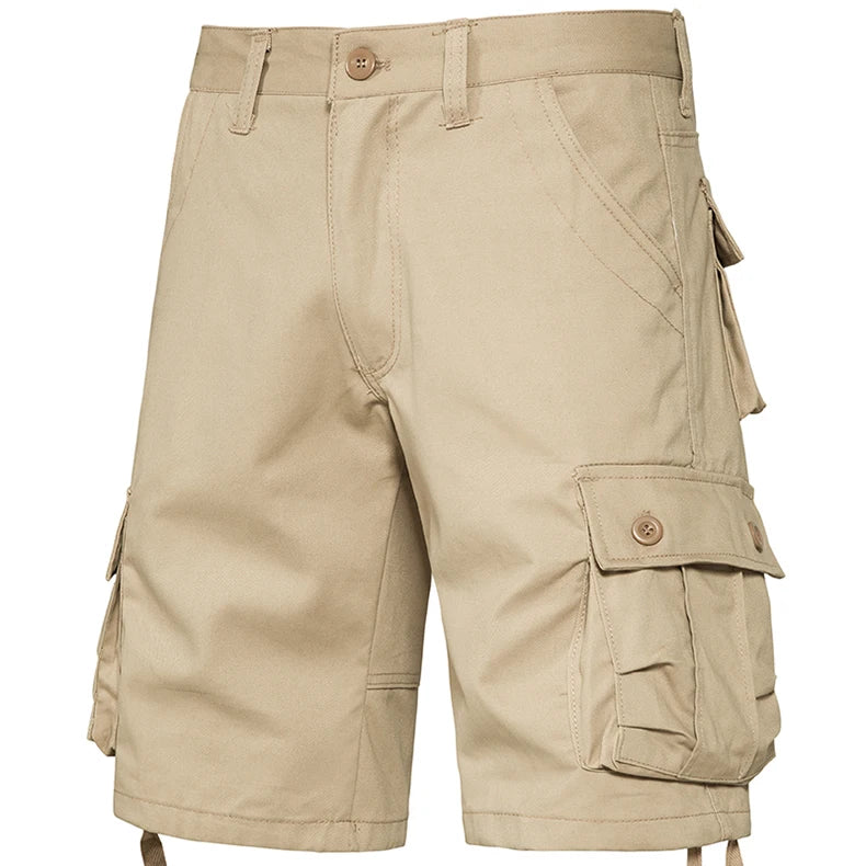 Mens Camo Shorts Men Camouflage Overalls Loose Casual Outdoor Sports Half Pants Side Pocket Cotton Comfortable Shorts